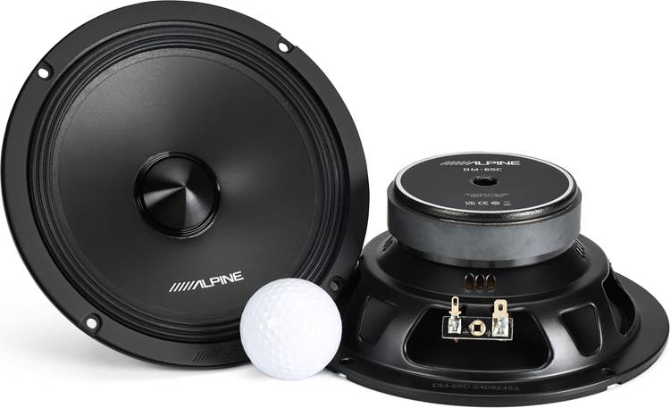 Alpine Dm-Series 50Rms Coaxial Speaker ( No Grilles ) -DM-65