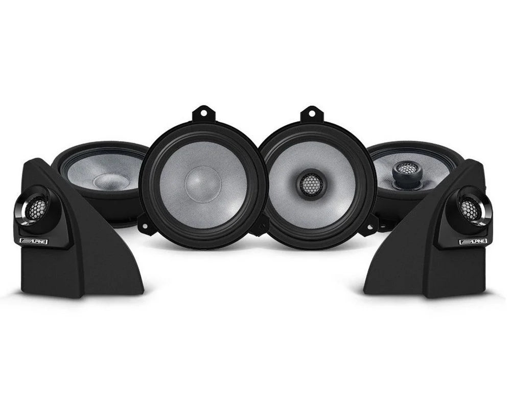 ALPINE R2-Series 6.5" 2-Way Premium Speaker System Upgrade fits Hilux AN120 2015-2020 HL15-R265