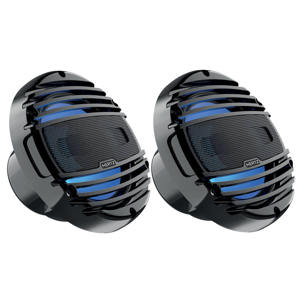 HERTZ Marine 6.5" 2-Way Total Charcoal Rgb Coaxial Speaker - Pair (Hmx 6.5 Ld-Tc)