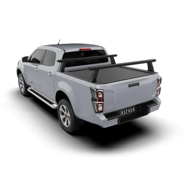 HSP Load Rack JNR ISUZU D-MAX Dual Cab (2021–2025) Adjustable Tub / Roll R Rack System-1410-LJ1-RC
