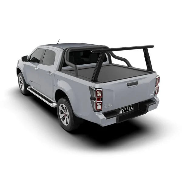 HSP 4X4 Load Rack Pro Rear Ladder Rack for 2021+ ISUZU D-MAX Dual Cab – Roll R Cover S3.5 Compatible Rear Leg – 60kg Dynamic Capacity – 1410-LR2-R-RC