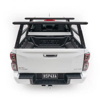 HSP 4X4 Load Rack Pro Ladder Rack for 2021+ ISUZU D-MAX Dual Cab – Tub Mount Full System – Adjustable Height – 150kg Dynamic Capacity – 1410-LR2-S