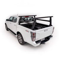 HSP 4X4 Load Rack Pro Ladder Rack for 2021+ ISUZU D-MAX Dual Cab – Tub Mount Full System – Adjustable Height – 150kg Dynamic Capacity – 1410-LR2-S