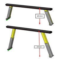 HSP Load Rack JNR Mitsubishi Triton MV / LC (2023–2026) Adjustable Rack System-2010-LJ1-RC