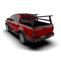 HSP 4X4 Load Rack Pro Ladder Rack for 2025+ JAC T9 Dual Cab – Tub Mount Full System – Adjustable Height – 150kg Dynamic Capacity – 1510-LR2-S