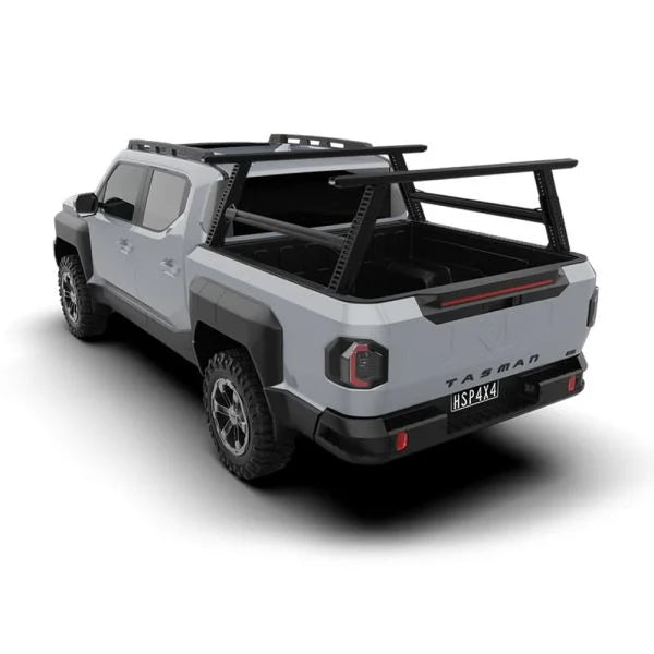 HSP 4X4 Load Rack Pro Ladder Rack for 2025+ KIA TASMAN Dual Cab – Tub Mount Full System – Adjustable Height – 150kg Dynamic Capacity – 1710-LR2-S