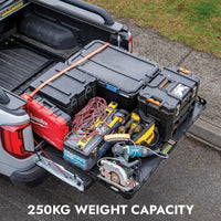 HSP 4X4 Load Slide for 2026+ TOYOTA HILUX SR5 Dual Cab – 250kg Capacity Heavy Duty Sliding Tray – HLU3