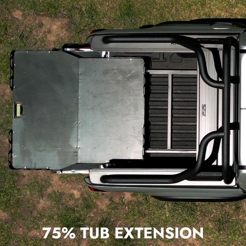 HSP 4X4 Load Slide for 2026+ TOYOTA HILUX SR5 Dual Cab – 250kg Capacity Heavy Duty Sliding Tray – HLU3