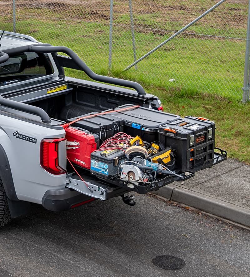 HSP 4X4 Load Slide for 2025+ MG U9 Dual Cab – 250kg Capacity Heavy Duty Sliding Tray – MGU3
