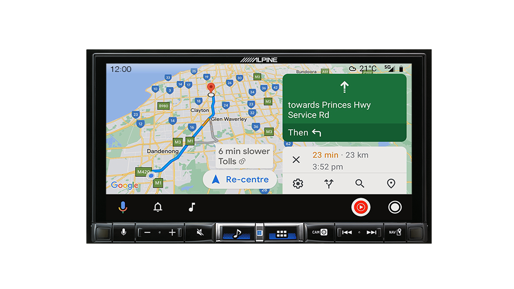 ALPINE 7” High-Res Audio Receiver with Wireless Apple CarPlay / Wireless Android Auto / HDMI / USB / Dual Camera / Bluetooth / Hi-Res Audio Wireless // DAB+ – Suitable for VE Commodore Series-1 Commodore-VES1G4-507A