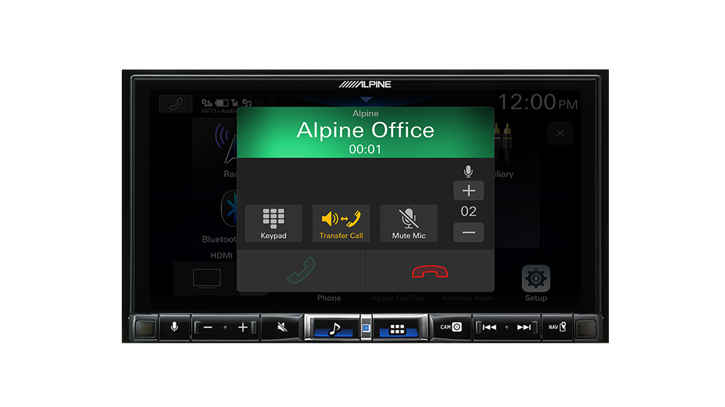 ALPINE 7” High-Res Audio Receiver with Wireless Apple CarPlay / Wireless Android Auto / HDMI / USB / Dual Camera / Bluetooth / Hi-Res Audio Wireless // DAB+ – Suitable for VE Commodore Series-1 Commodore-VES1G4-507A
