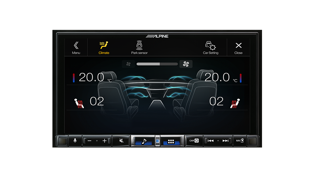 ALPINE 7” High-Res Audio Receiver with Wireless Apple CarPlay / Wireless Android Auto / HDMI / USB / Dual Camera / Bluetooth / Hi-Res Audio Wireless // DAB+ – Suitable for VE Commodore Series-1 Commodore-VES1G4-507A