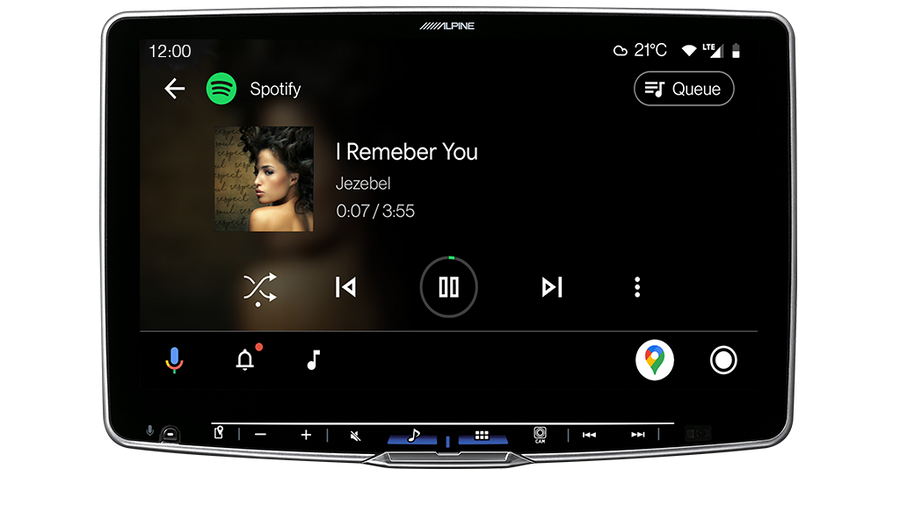 Alpine Halo 11” High-Res Audio Receiver with Wireless Apple CarPlay / Wireless Android Auto / HDMI / USB / Dual Camera / Bluetooth / Hi-Res Audio Wireless // DAB+ Suitable for GR-Yaris-YARIS-GR20-F511A