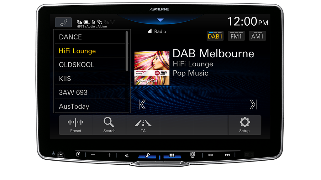 ALPINE Halo11 11” High-Res Audio Receiver with Wireless Apple CarPlay / Wireless Android Auto / HDMI / USB / Dual Camera / Bluetooth / Hi-Res Audio Wireless // DAB+-VES1G4-F511A