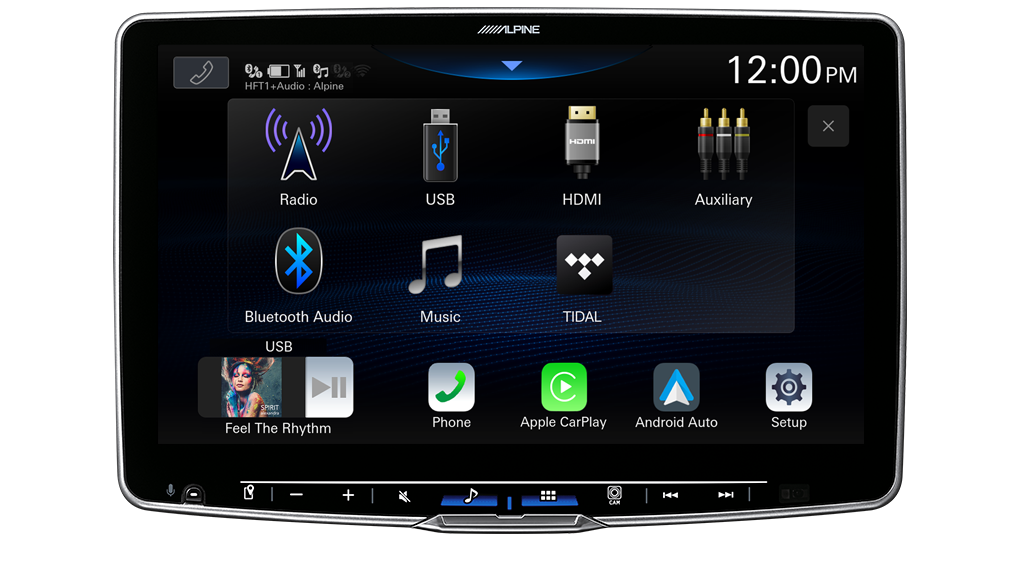 ALPINE Halo11 11” High-Res Audio Receiver with Wireless Apple CarPlay / Wireless Android Auto / HDMI / USB / Dual Camera / Bluetooth / Hi-Res Audio Wireless // DAB+ Suitable for Toyota Hilux N80 1st & 2nd Gen (2015-2020)-iLX-F511A Hilux