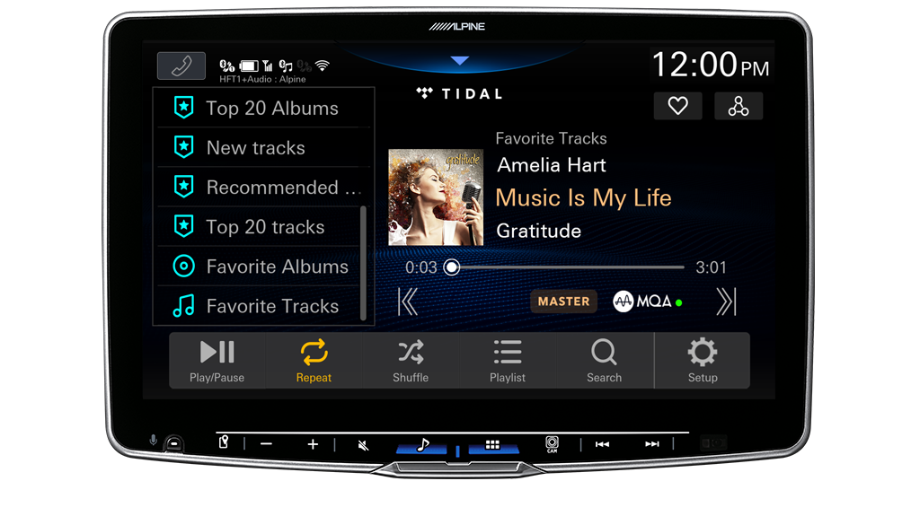 ALPINE Halo11 11” High-Res Audio Receiver with Wireless Apple CarPlay / Wireless Android Auto / HDMI / USB / Dual Camera / Bluetooth / Hi-Res Audio Wireless // DAB+-VES1G4-F511A