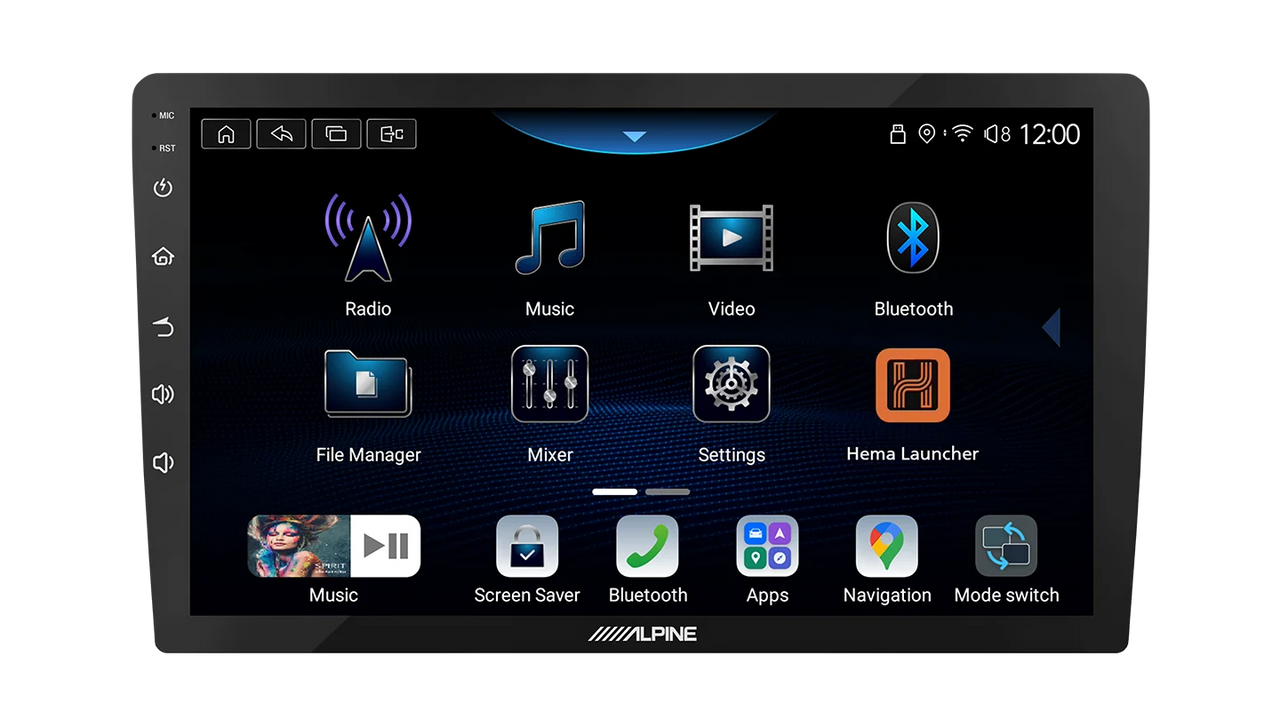ALPINE iNE-AX809-H 9-Inch Premium HEMA Multimedia Head Unit – INE-AX809-H