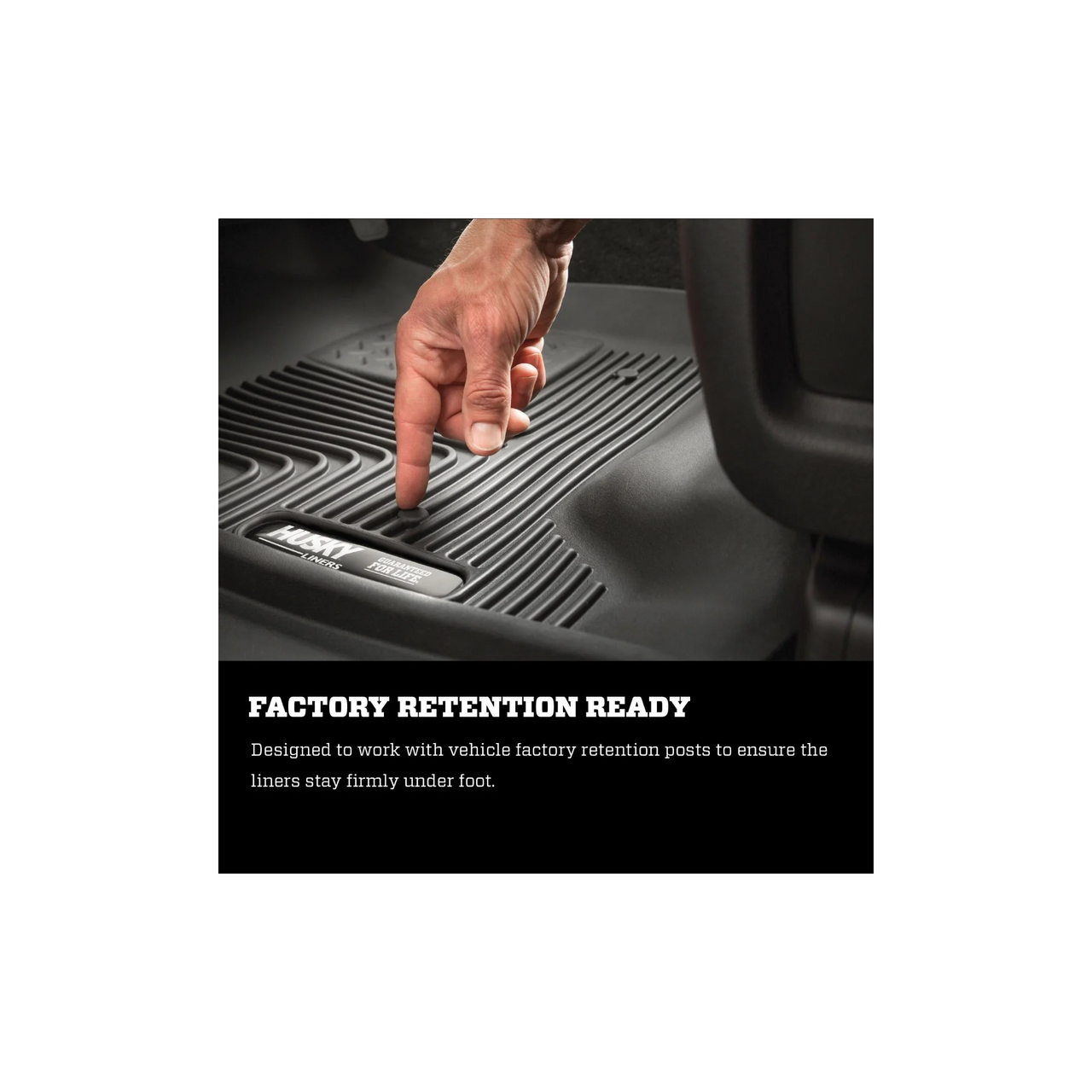 Americas Garage 2012-2022 Toyota Tundra X-act Contour™ Liner Floor Mats, Front suits Toyota Tundra (2012 - 2022) by Husky Liners HUS53711
