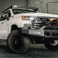 Americas Garage Pre Runner Bar, Chuck Series, Texture Black suits Chev 1500 (19-26) by Outback Kitters OK911051TB-K