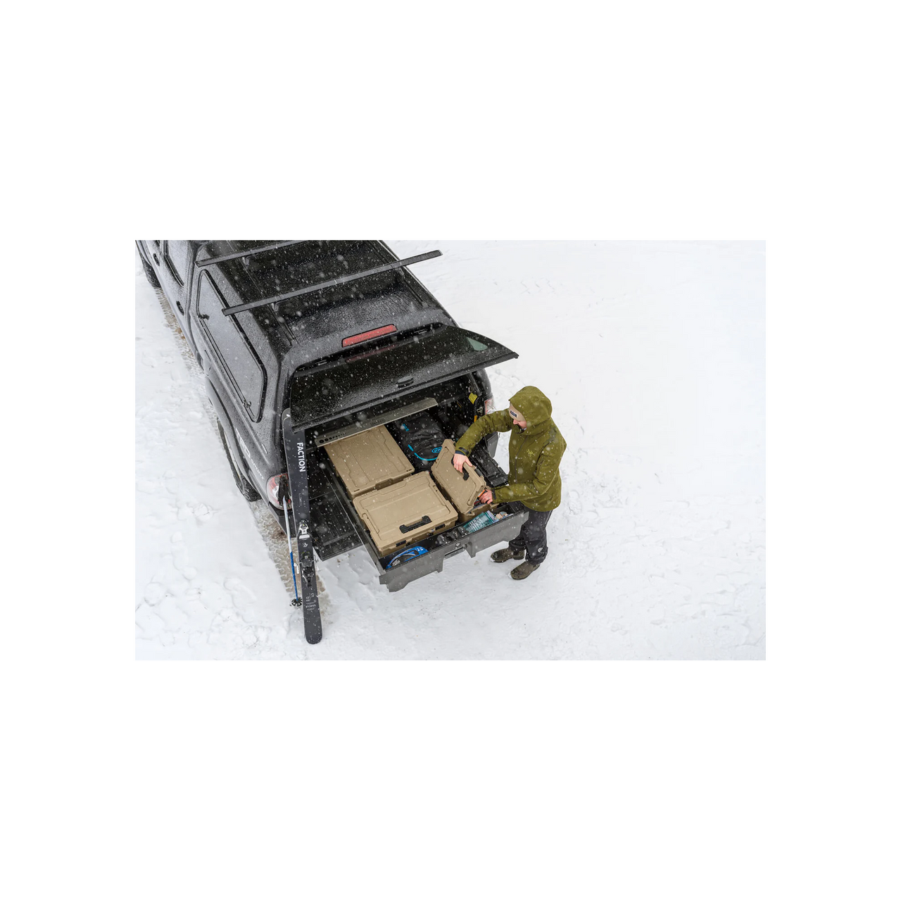 Americas Garage Drawer System + Premium Accessory Pack suits 2020+ Jeep Gladiator by DECKED DKD-YJ1