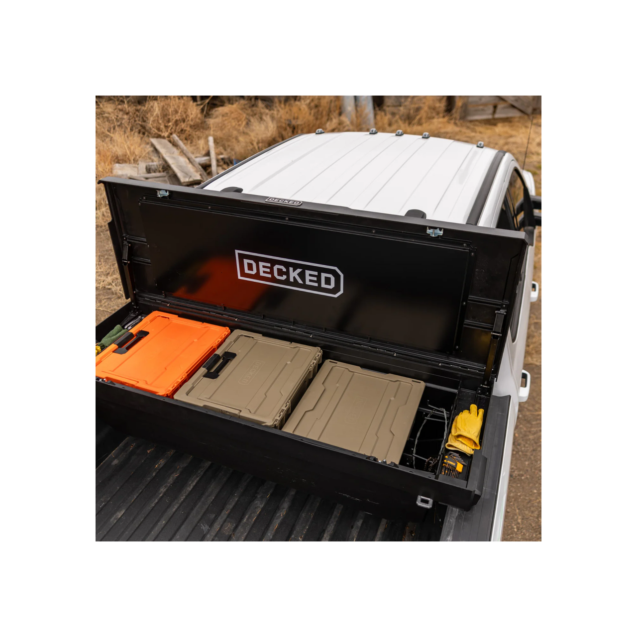 Americas Garage Halfrack 32 - D-co Case, Tan by DECKED DKD-A0020-HRAK-TAN