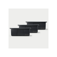 Americas Garage Payloader 32 - D-co bin, Black, 3 Pack by DECKED DKD-A0040-DBIN-BLK