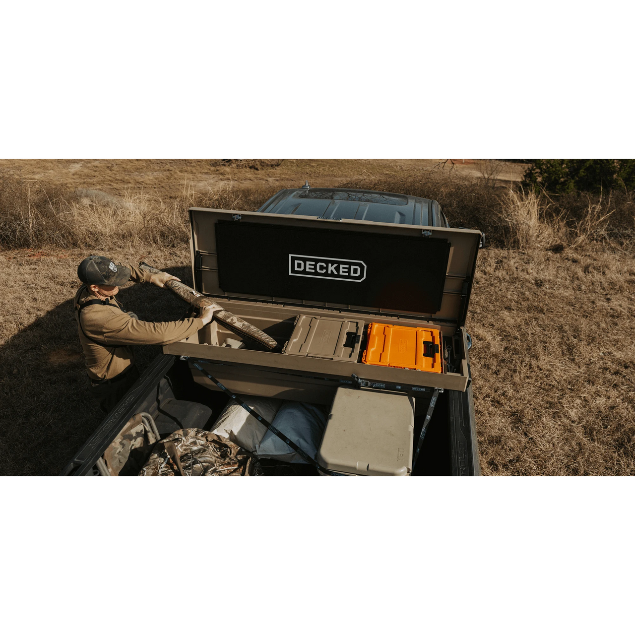Americas Garage Tool Box, Tan by DECKED DKD-DTB2-TAN