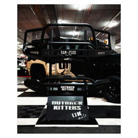 Americas Garage Full Guard Bar, 3 Tabs, Satin Black suits Ram 2500/3500 (2019-2024) by Outback Kitters OK911035SB-K