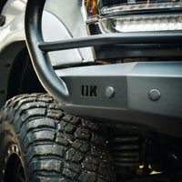 Americas Garage Full Guard Bar, 3 Tabs, Satin Black suits Ram 2500/3500 (2019-2024) by Outback Kitters OK911035SB-K