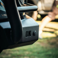 Americas Garage Full Guard Bar, 3 Tabs, Satin Black suits Ram 2500/3500 (2019-2024) by Outback Kitters OK911035SB-K