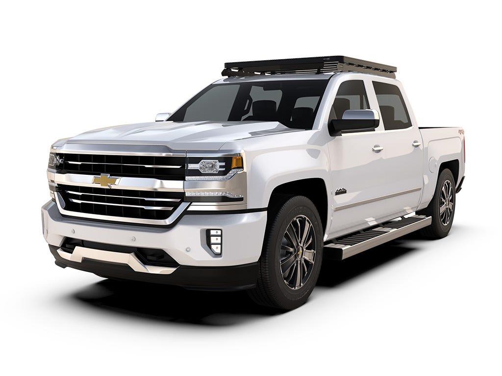 FRONT RUNNER CHEVROLET SILVERADO/GMC SIERRA 1500 CREW CAB (2014-2018) SLIMLINE II ROOF RACK KIT / LOW PROFILE -KRCS010T
