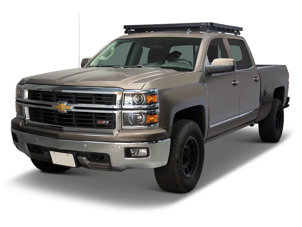 FRONT RUNNER CHEVROLET SILVERADO/GMC SIERRA 1500/2500/3500 CREW CAB (2014-2018) SLIMLINE II ROOF RACK KIT -KRCS011T
