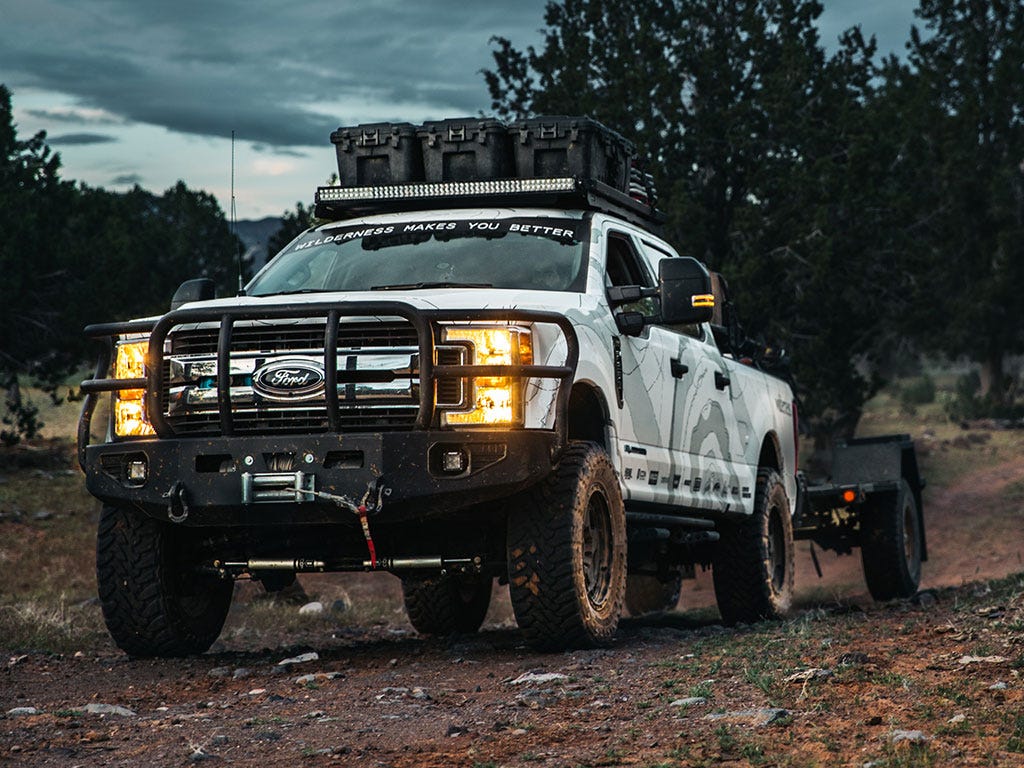 FRONT RUNNER FORD SUPER DUTY F-250-F-350 (1999-CURRENT) SLIMLINE II ROOF RACK KIT / LOW PROFILE -KRFF010T