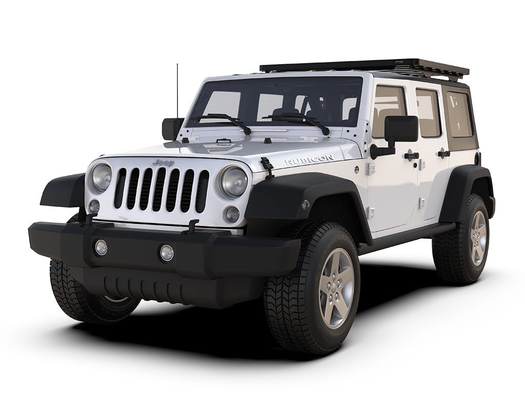 FRONT RUNNER JEEP WRANGLER JK 4 DOOR (2007-2018) EXTREME SLIMLINE II 1/2 ROOF RACK KIT -KRJW004T