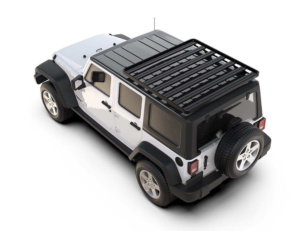 FRONT RUNNER JEEP WRANGLER JK 4 DOOR (2007-2018) EXTREME SLIMLINE II 1/2 ROOF RACK KIT -KRJW004T