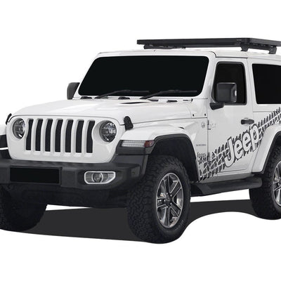 Front Runner Jeep Wrangler JL 2 Door (2018-Current) Extreme Slimline II 1/2 Roof Rack Kit -KRJW006T