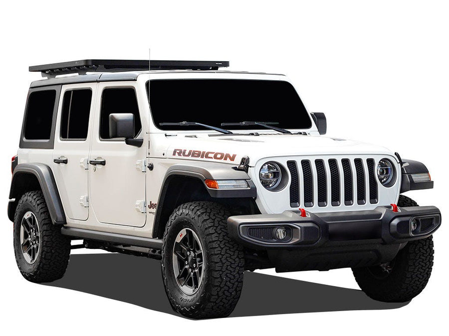 Front Runner Jeep Wrangler JL 4 Door (2018-Current) Extreme Slimline II 1/2 Roof Rack Kit -KRJW023T