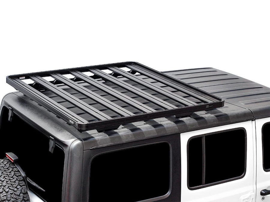 Front Runner Jeep Wrangler JL 4 Door (2018-Current) Extreme Slimline II 1/2 Roof Rack Kit -KRJW023T