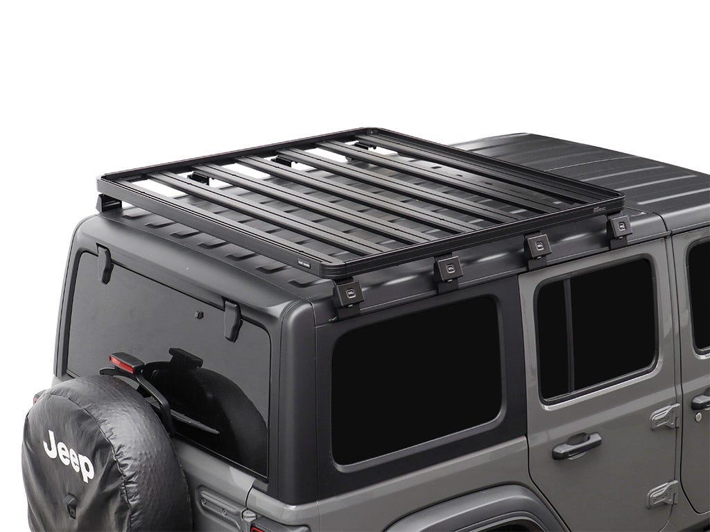 FRONT RUNNER JEEP WRANGLER JL 4 DOOR (2018-CURRENT) SLIMLINE II 1/2 ROOF RACK KIT -KRJW027T