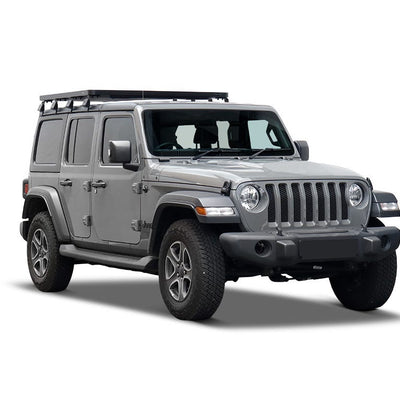 Front Runner Jeep Wrangler JL 4 Door (2018-Current) Slimline II 1/2 Roof Rack Kit / Tall -KRJW032T