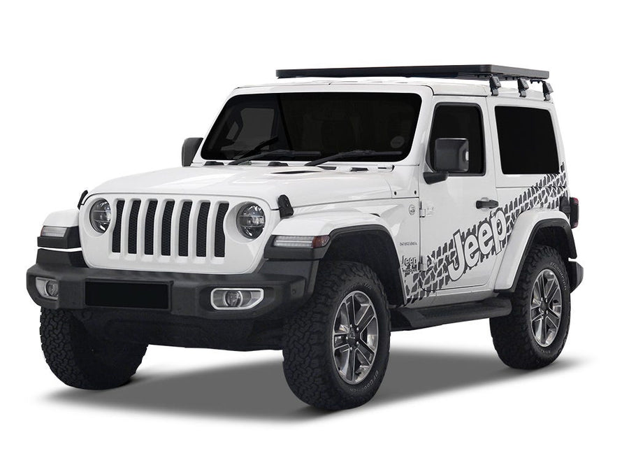 Front Runner Jeep Wrangler JL 2 Door (2018-Current) Slimline II 1/2 Roof Rack Kit / Tall -KRJW033T