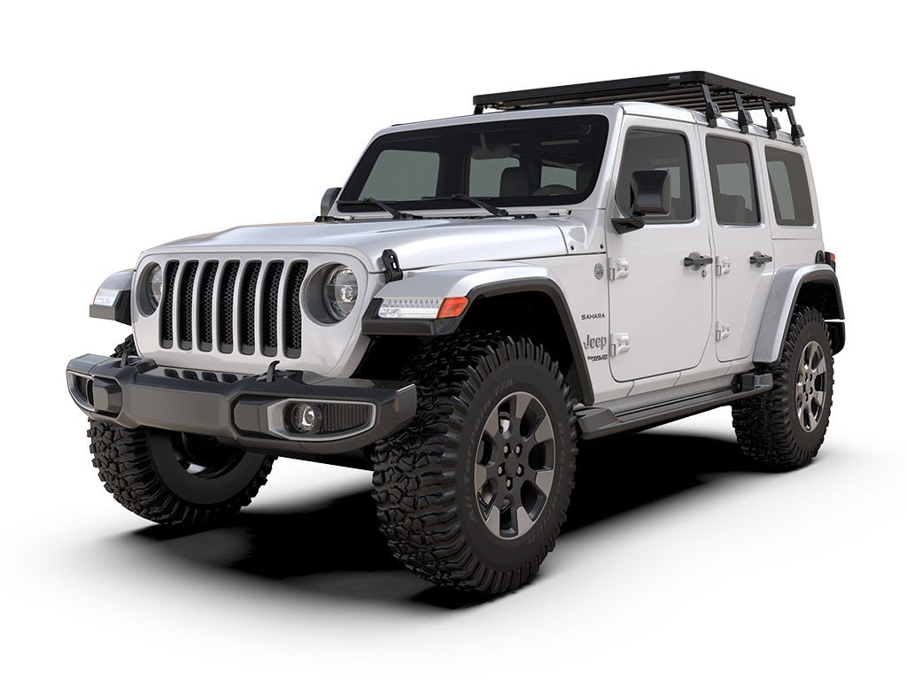 FRONT RUNNER JEEP WRANGLER JL 4 DOOR SKY ONE-TOUCH EXTREME SLIMLINE II ROOF RACK KIT -KRJW040T