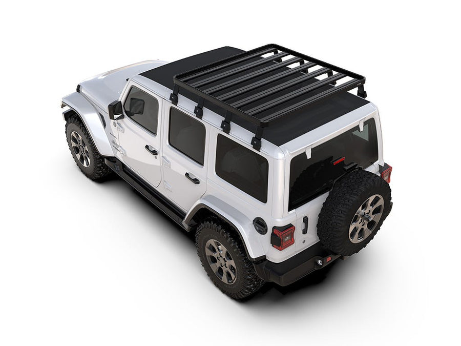 Front Runner Jeep Wrangler JL 4 Door Sky One-Touch Extreme Slimline II Roof Rack Kit -KRJW040T