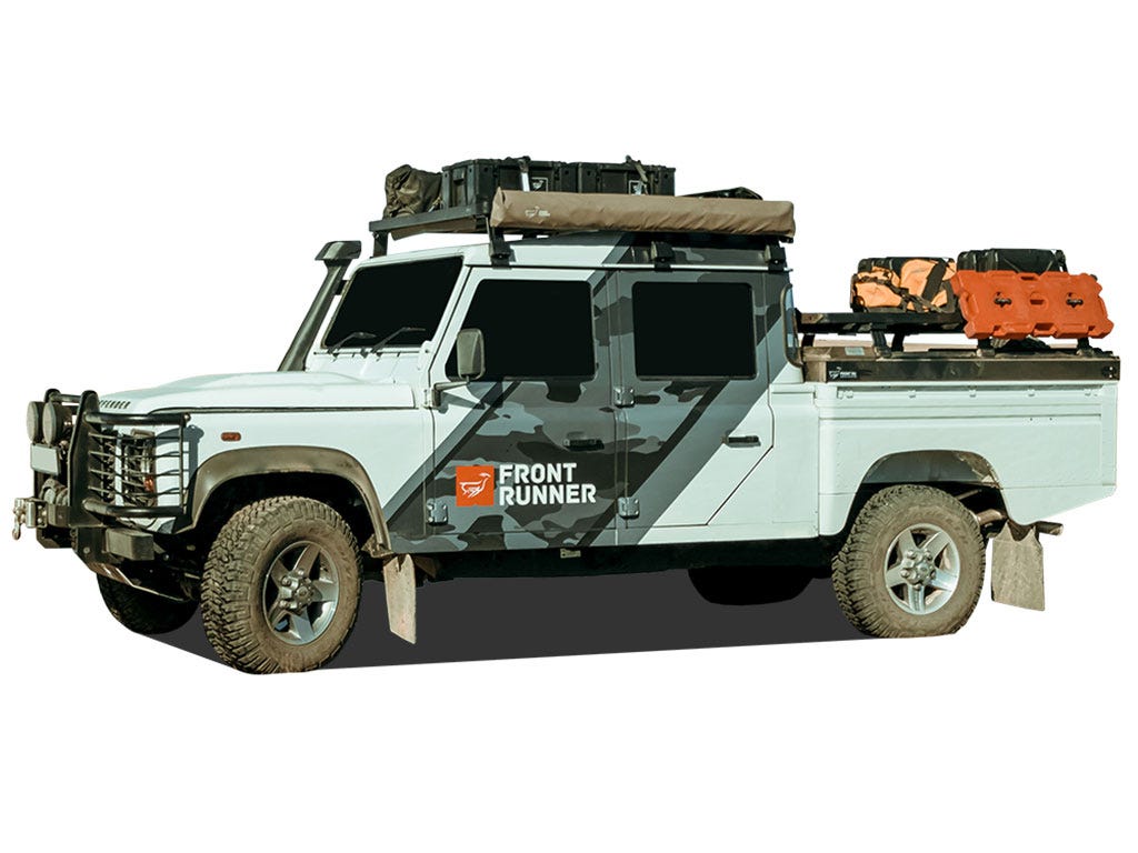FRONT RUNNER LAND ROVER DEFENDER 110/130 (1983-2016) SLIMLINE II 1/2 ROOF RACK KIT -KRLD005L
