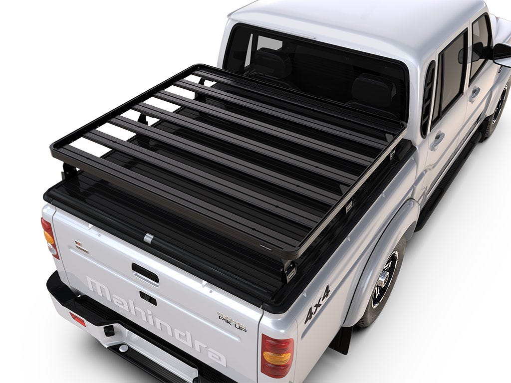 Front Runner Mahindra Pik-Up Double Cab (2022-Current) Roll Top Slimline II Bed Rack Kit -KRMD007T
