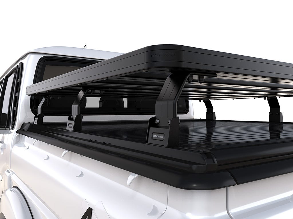 Front Runner Mahindra Pik-Up Double Cab (2022-Current) Roll Top Slimline II Bed Rack Kit -KRMD007T