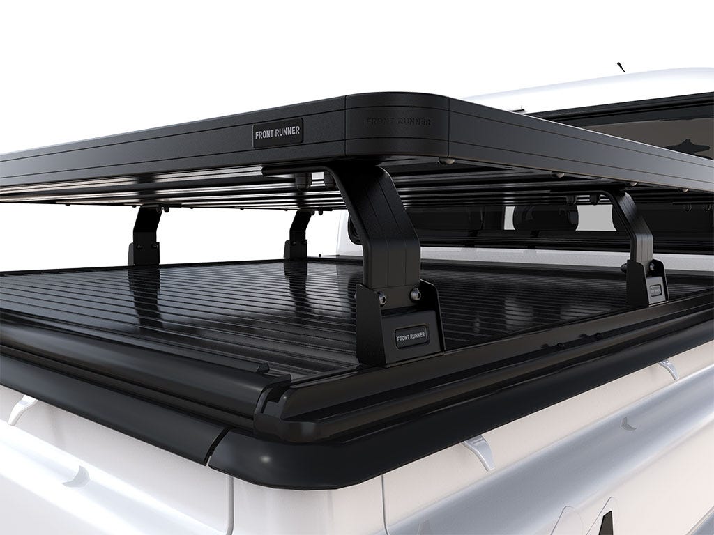 Front Runner Mahindra Pik-Up Double Cab (2022-Current) Roll Top Slimline II Bed Rack Kit -KRMD007T
