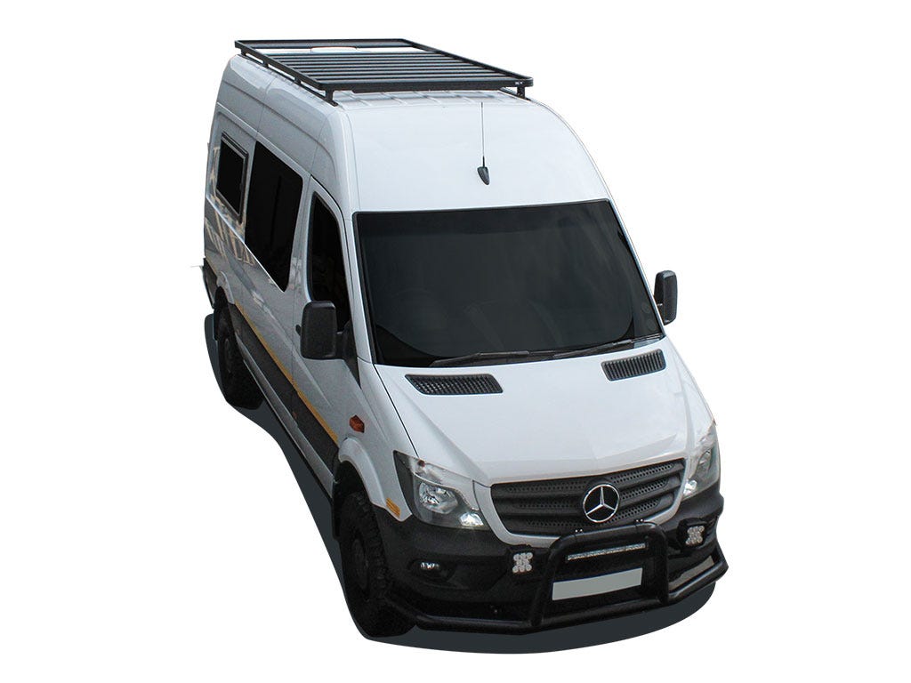 FRONT RUNNER MERCEDES-BENZ SPRINTER 144IN/170IN / L2/L3 / MWB/LWB WHEELBASE W/OEM TRACKS (2006-CURRENT) SLIMLINE II ROOF RACK KIT / TALL -KRMS004T