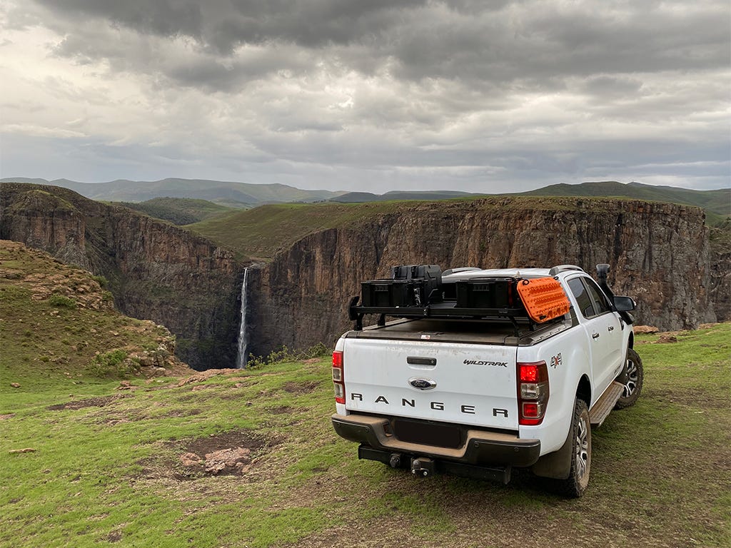 FRONT RUNNER FORD RANGER WILDTRAK/RAPTOR (2012-CURRENT) ROLL TOP SLIMLINE II LOAD BED RACK KIT -KRRT016T