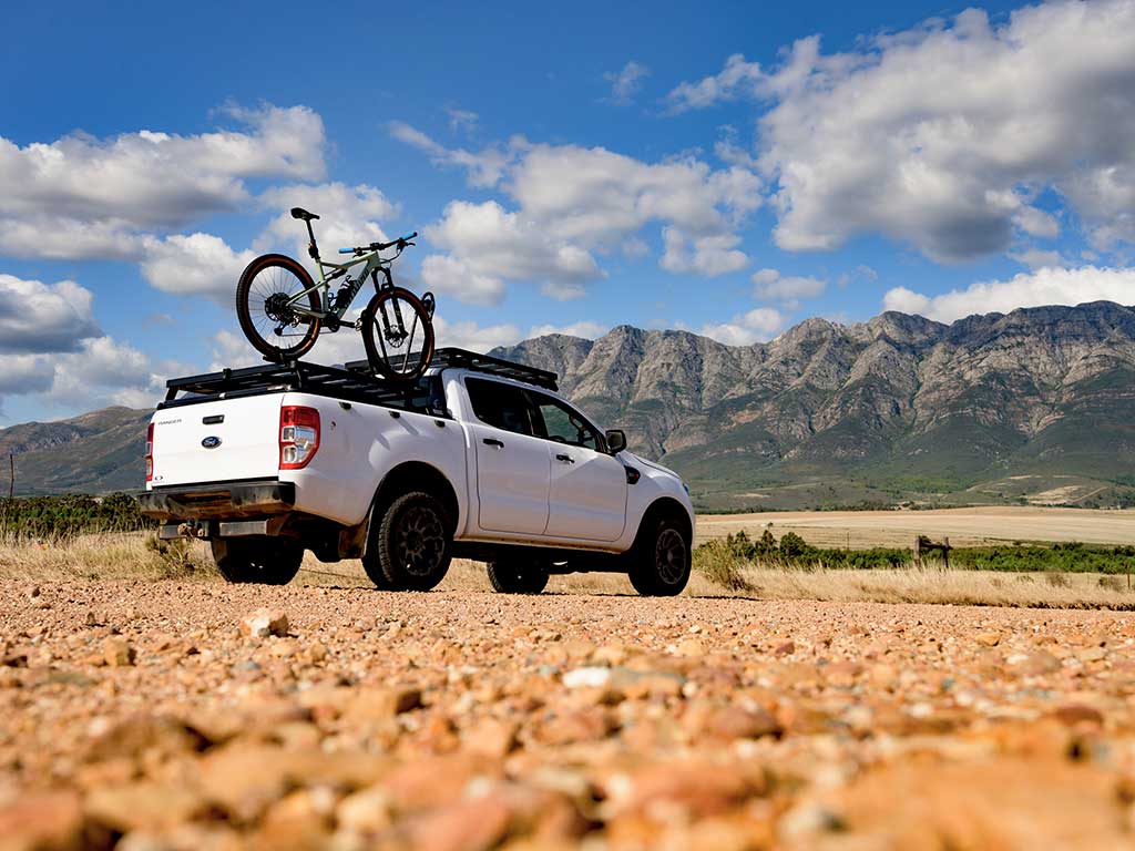 FRONT RUNNER FORD RANGER (2012-2022) EGR ROLLTRAC SLIMLINE II LOAD BED RACK KIT -KRRT045T